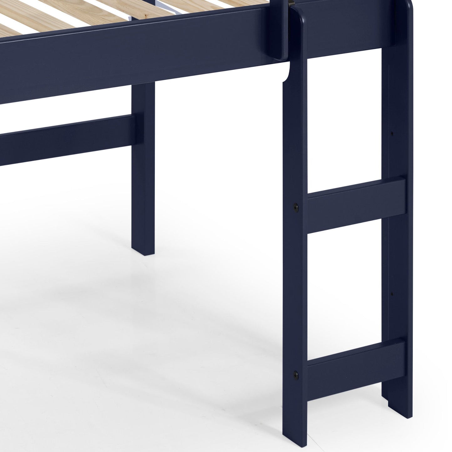 Lara - Twin Loft Bed - Navy Blue