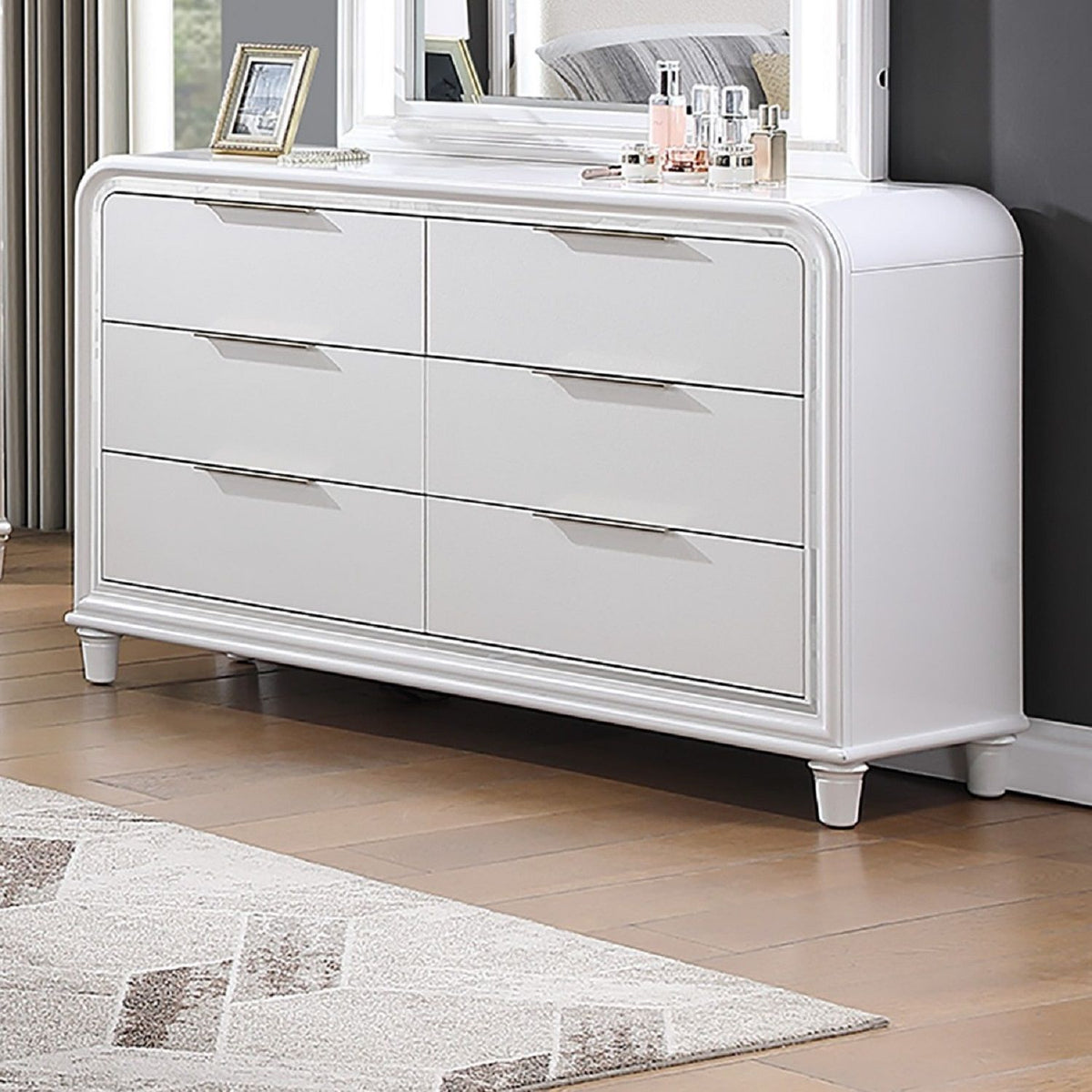 Dresser 6 Drawers - White