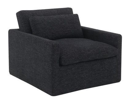 Naveen - Swivel Chair With 1 Toss Pillow