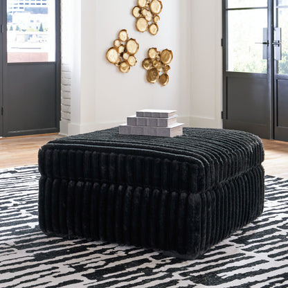 Midnight-Madness - Onyx - Oversized Accent Ottoman