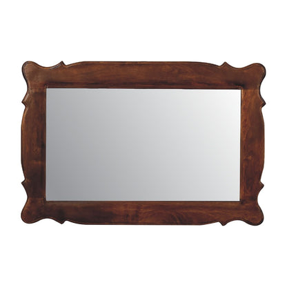 Oblong Mirror Frame - Brown