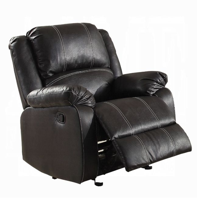 Zuriel - Synthetic Leather 3 Piece Living Room Recliner Set