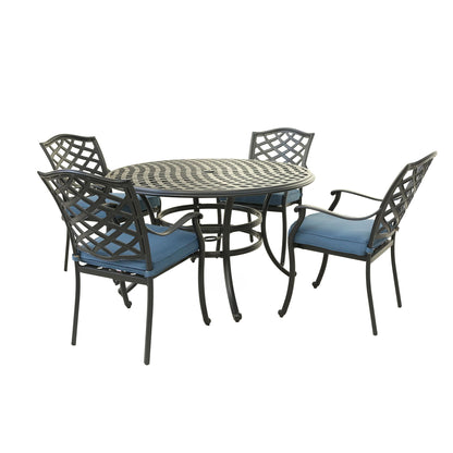 Aluminum Round Dining Set