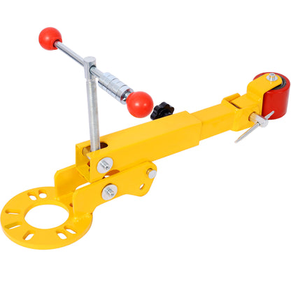 Auto Body Fender Roller Tool For Lip Rolling And Wheel Arch Reforming - Yellow