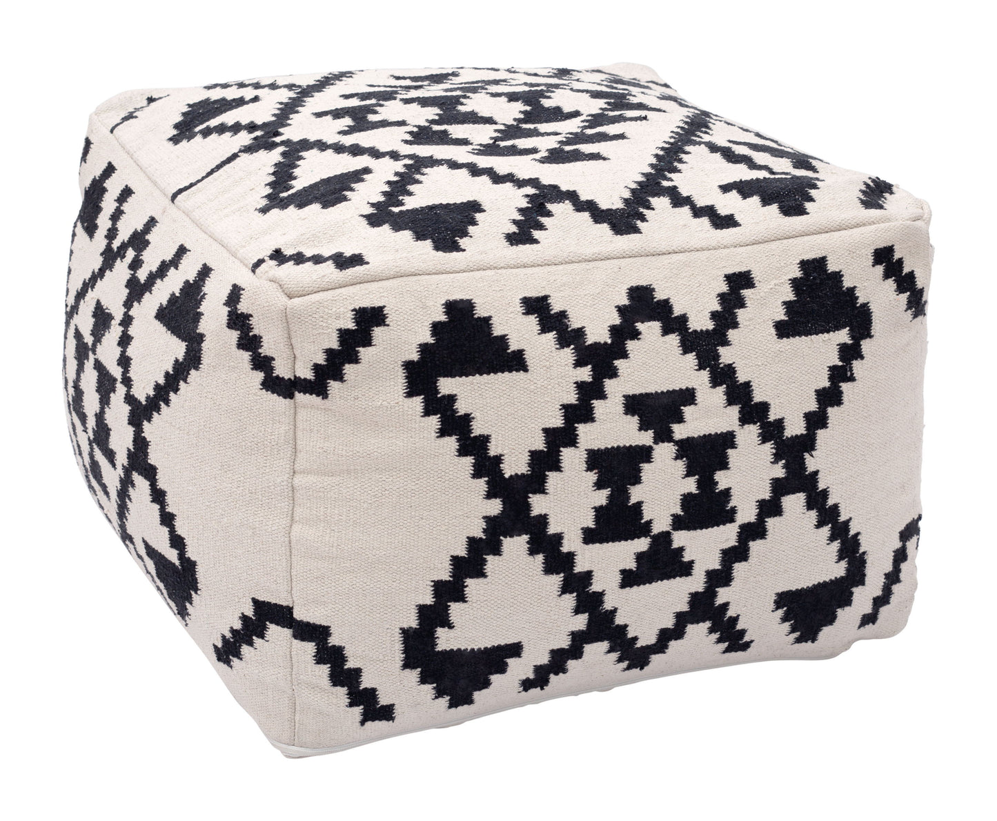 Lizardo - Ottoman - Beige / Black