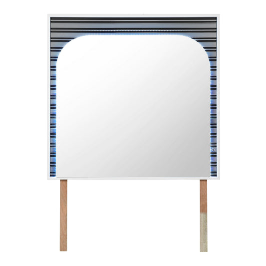 Sasha - Mirror With Built In LED Lighting - White