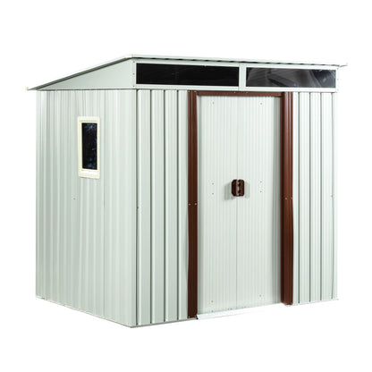 Outdoor Metal Storage Shed With Window