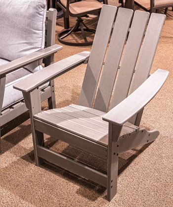 Lone View Bay - Adirondack Chair - Gray