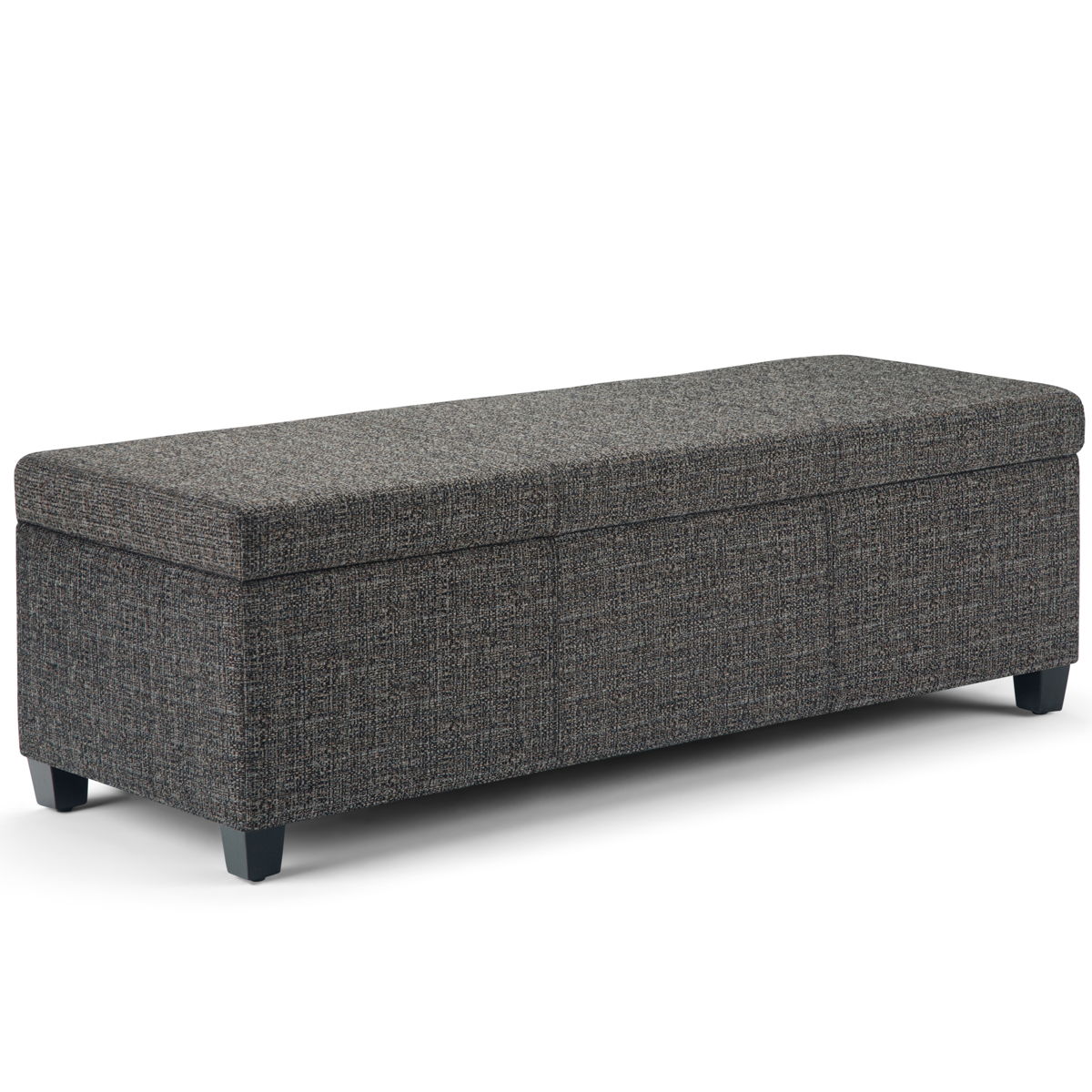 Avalon - Storage Ottoman Bench - Dark Gray