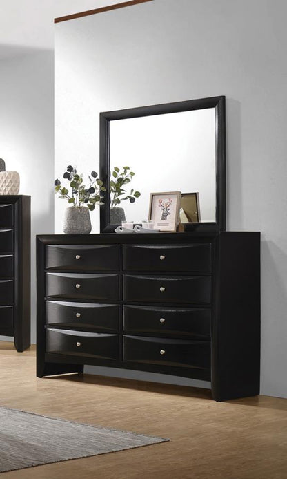 Briana - Dresser Mirror - Black