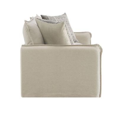 Upendo - Pattern Fabric 3 Pieces Living Room Set - Beige Yakety Yak Sand