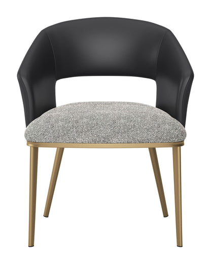 Edmond - Dining Chair - Gray / Black