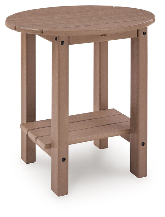 Cliffs Beach - Oval End Table - Driftwood