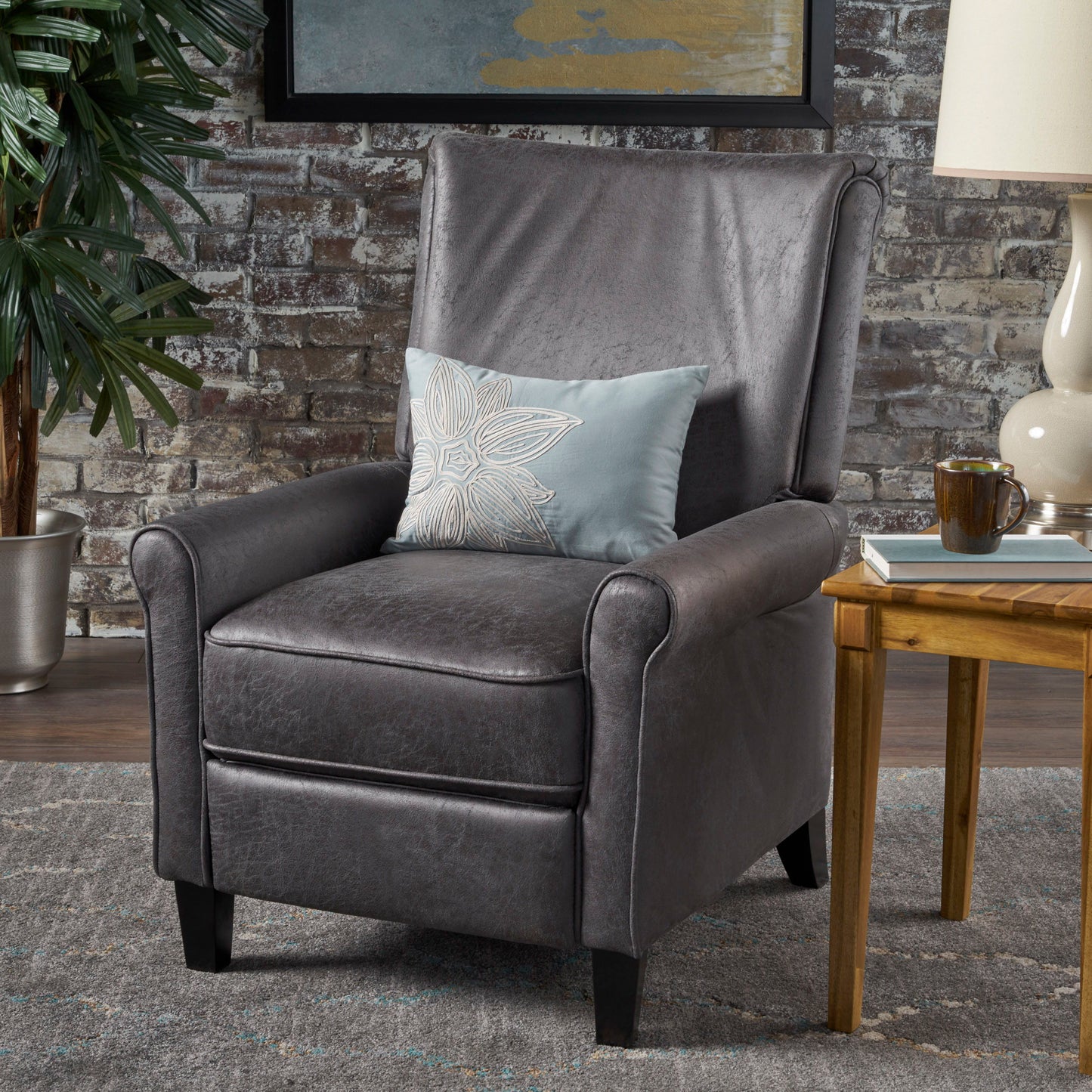 Manual Standard Recliner - Slate