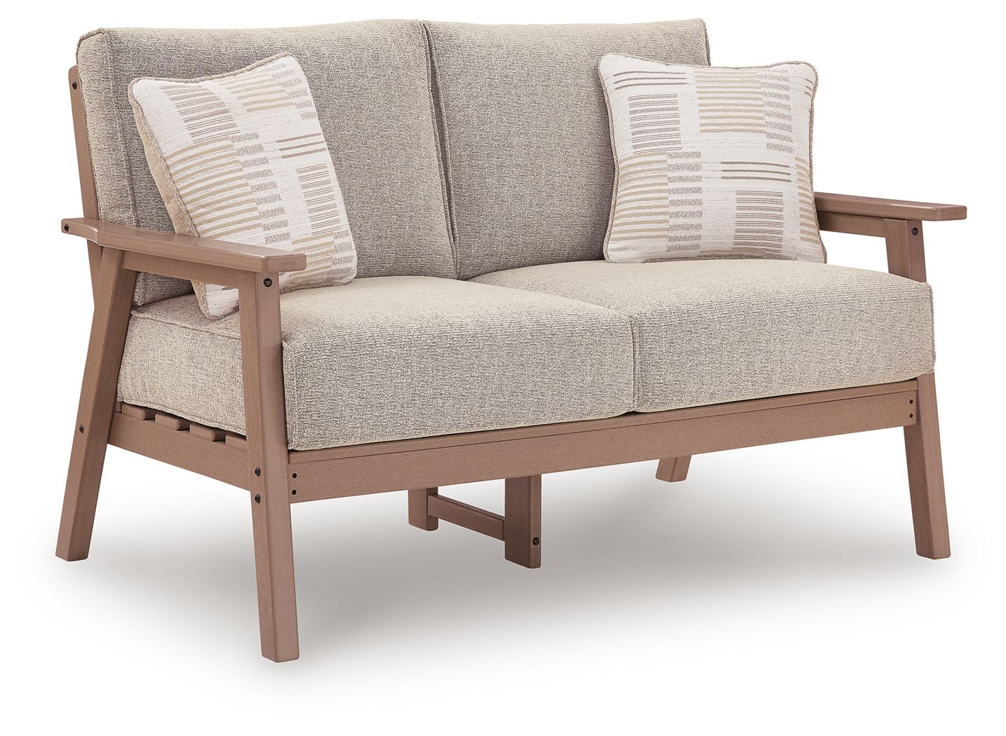 Cliffs Beach - Loveseat With Cushion - Driftwood