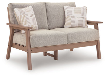 Cliffs Beach - Loveseat With Cushion - Driftwood