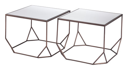 Arzon - Coffee Table Set - Bronze