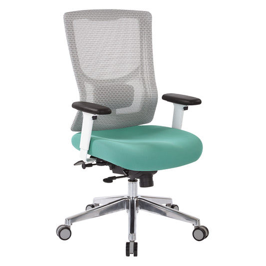 ProGrid¨ White Mesh Mid Back Chair