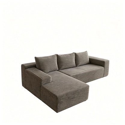 Modern L-Shaped Sectional Sofa With Left Facing Chaise