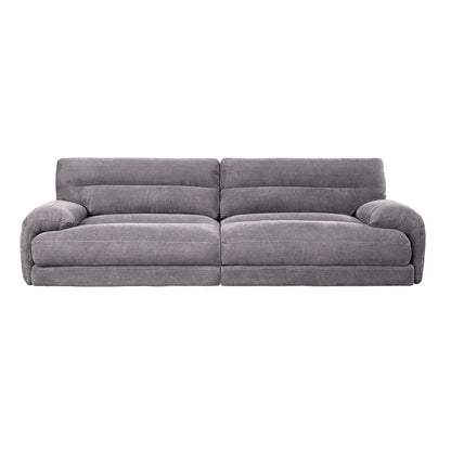 Cadenza - Corduroy Loveseat - Gray