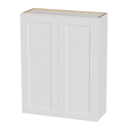 Shaker Wall Cabinet With Soft Close Hinges, Adjustable Shelves, Double Door