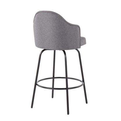 Ahoy - Contemporary Fixed Height Counter Stool (Set of 2)