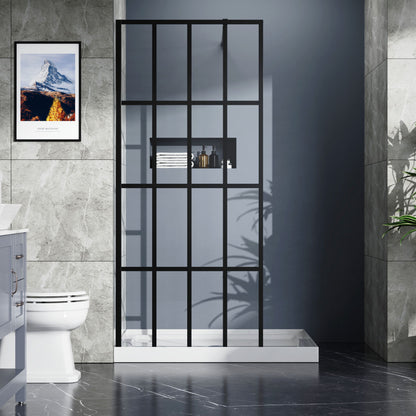 Shower Door Walk - Black