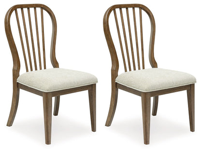 Sturlayne - Brown - Dining Upholstered Side Chair (Set of 2) - Spindleback