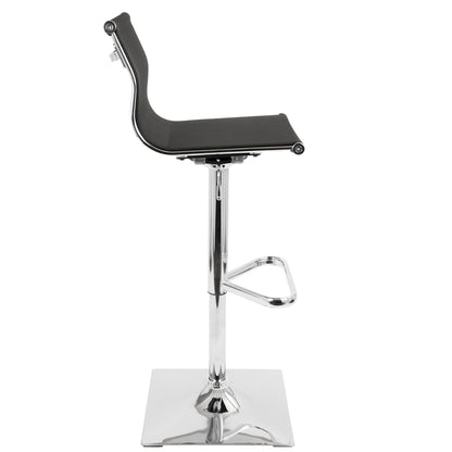 Mirage - Contemporary Adjustable Barstool With Swivel