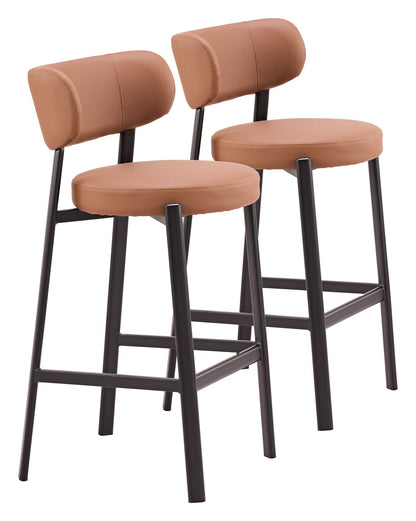 Prairie - Barstool (Set of 2) - Brown