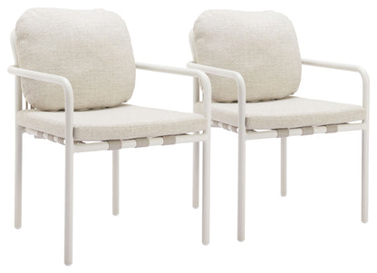 Aite - Outdoor Dining Chair (Set of 2) - Beige