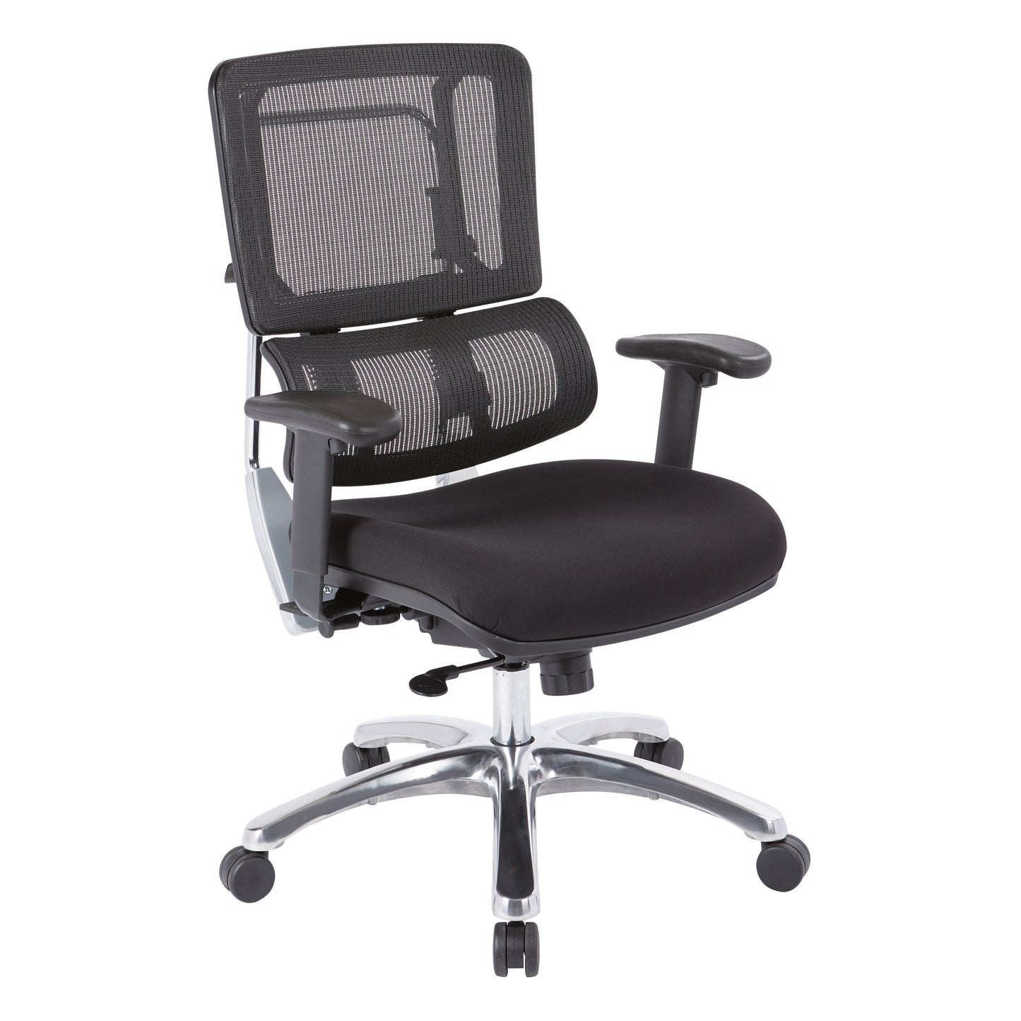 Vertical Black Mesh Back Chair