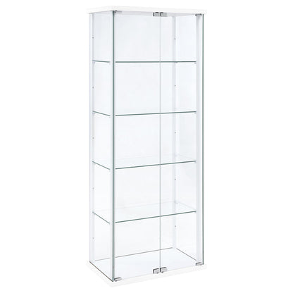 Hyacinth - 4 Shelf Curio Cabinet