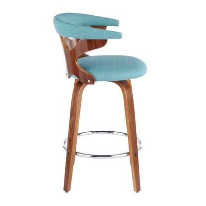 Gardenia - Mid Century Modern Counter Stool (Set of 2)