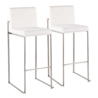 Fuji - Contemporary And Modern Elegance High Back Barstool