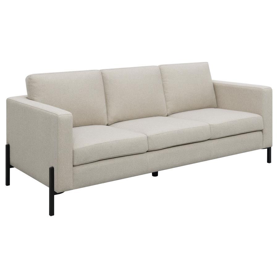 Tilly - Upholstered Track Arm Sofa Set