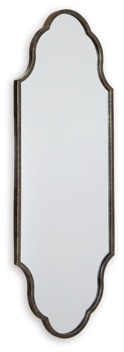 HalLGate - Antique Gold Finish - Accent Mirror