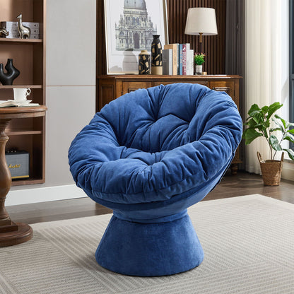 Oversized Swivel Accent Chair, 360 Swivel Barrel Chair, Papasan Chair For Living Room Bedroom