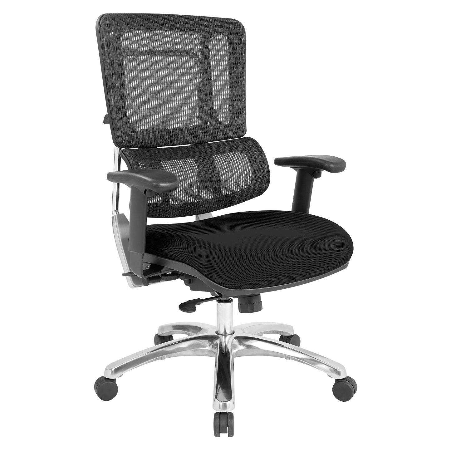 Vertical Black Mesh Back Chair