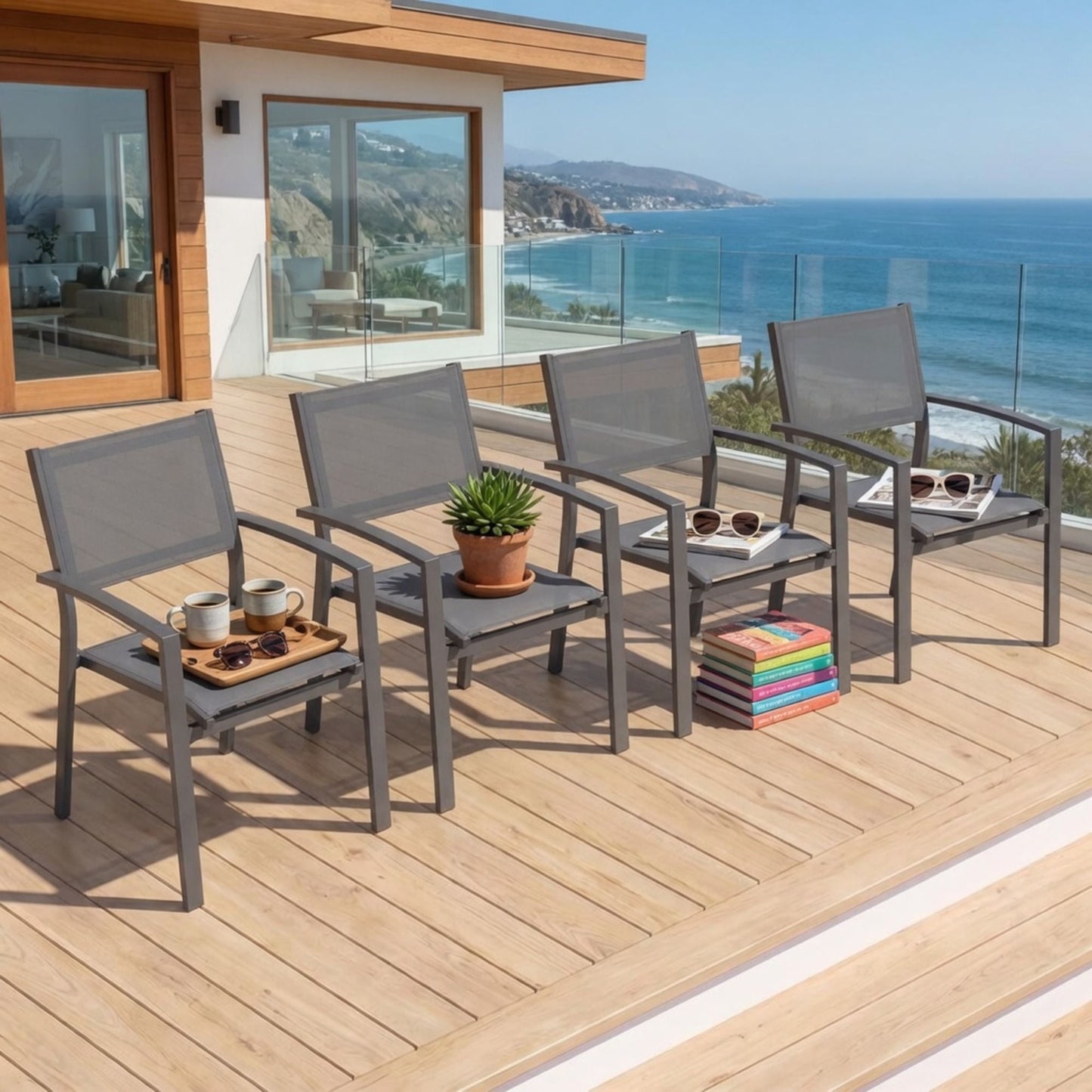 Outdoor Patio Chairs, All Weather