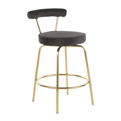 Rhonda - Glam Counter Stool (Set of 2)