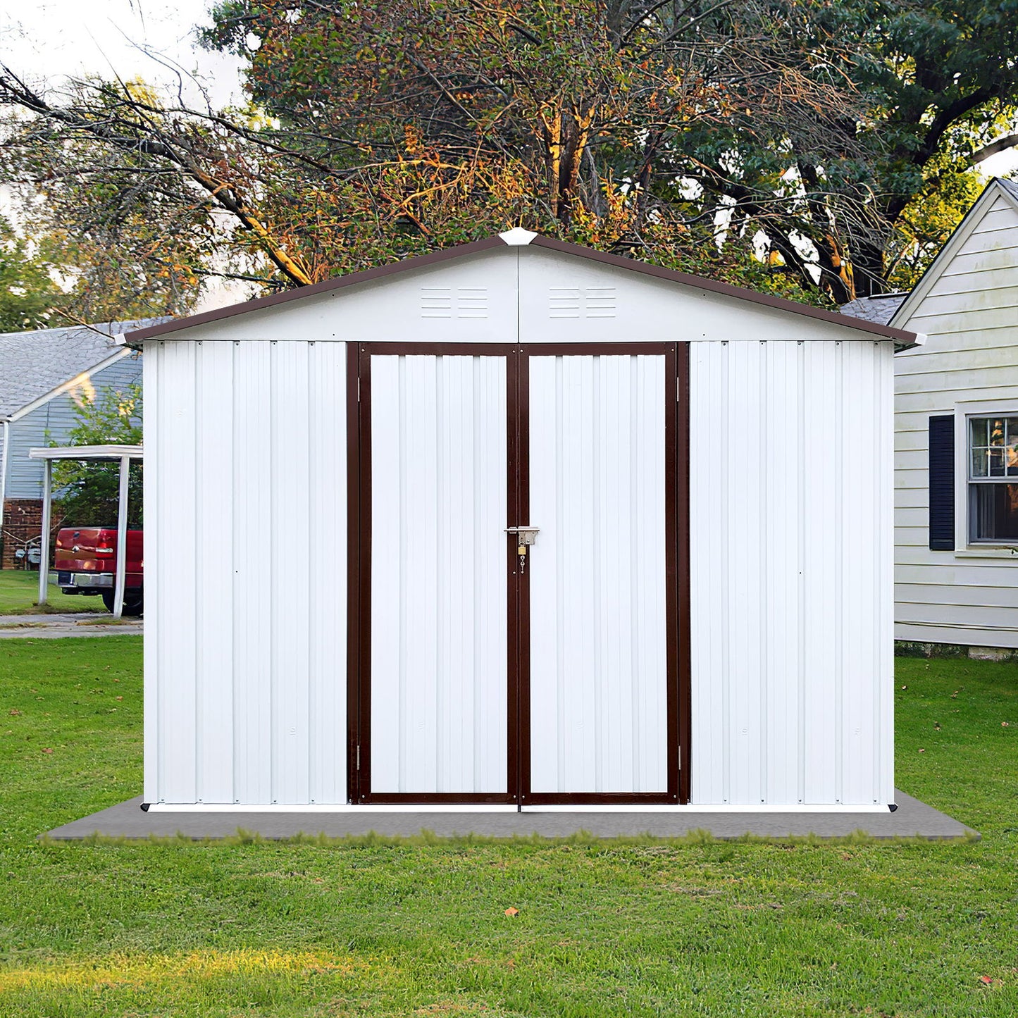 6Ftx8Ft Garden Sheds Outdoor Storage Sheds - Two Tone