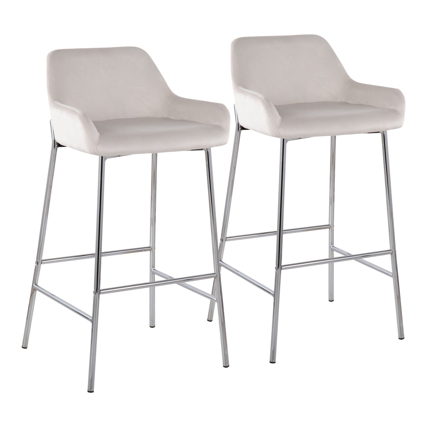 Daniella - Contemporary Fixed Height Bar Stool (Set of 2)