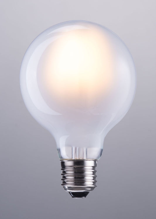Replacement Bulbs - E26 G80 6W Led 110 X 80 Mm Light Bulb - Frosted White