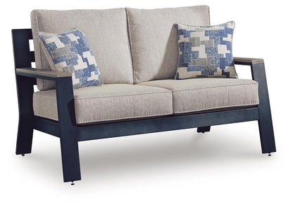 Mabry Shores - Loveseat With Cushion - Blue