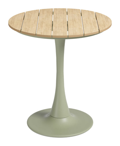 Oswego - Bistro Table - Light Brown / Green