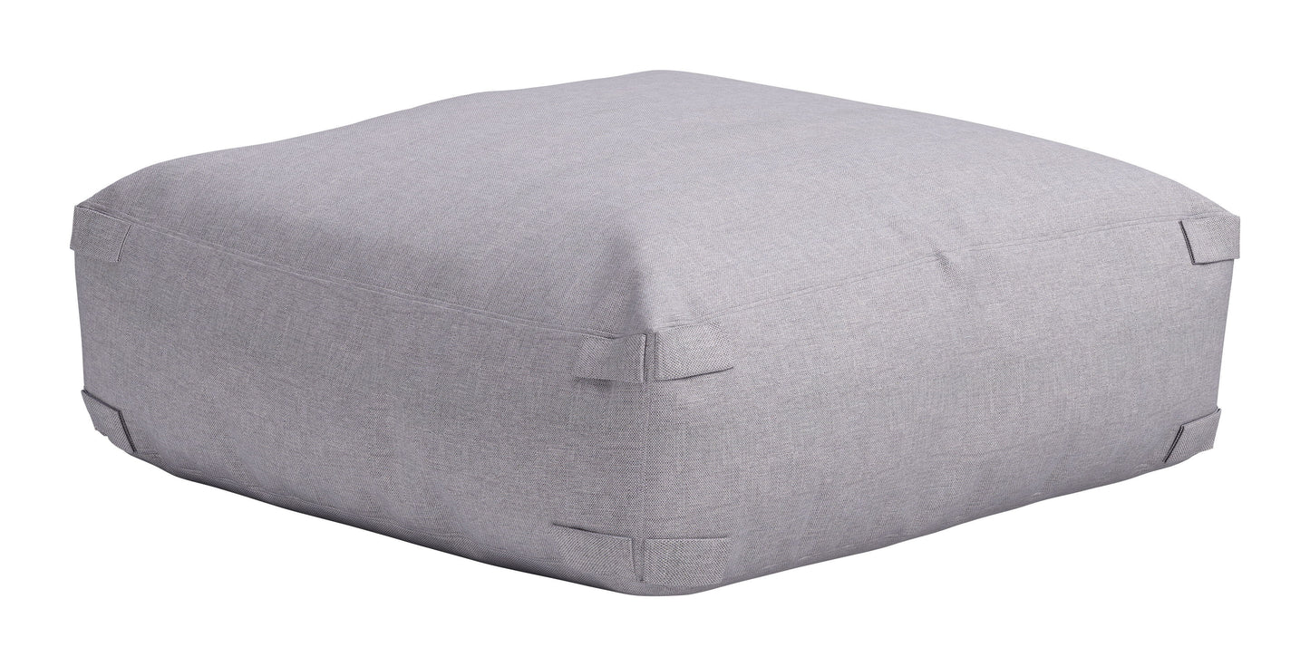 Luanda - Outdoor Ottoman - Gray