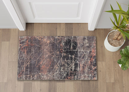 Fenix - Accent Rug - Anthracite / Multi