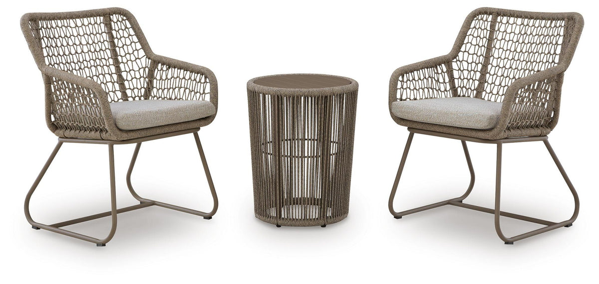 Monarch Heights - Outdoor Table And 2 Chairs (Set of 3) - Beige