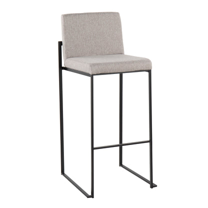 Fuji - Contemporary High Back Barstool Elegant Design